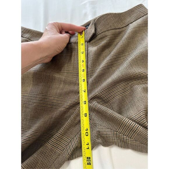 NWT Rag Bone Dress SlacksBeige Rebecca Plaid Size 6 - Picture 7 of 10